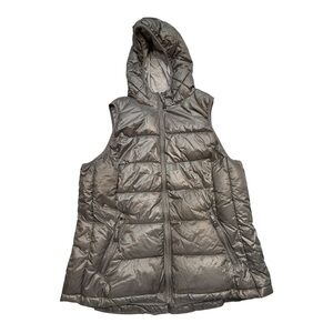 Tangerine Quilted Puffer Vest Size XL